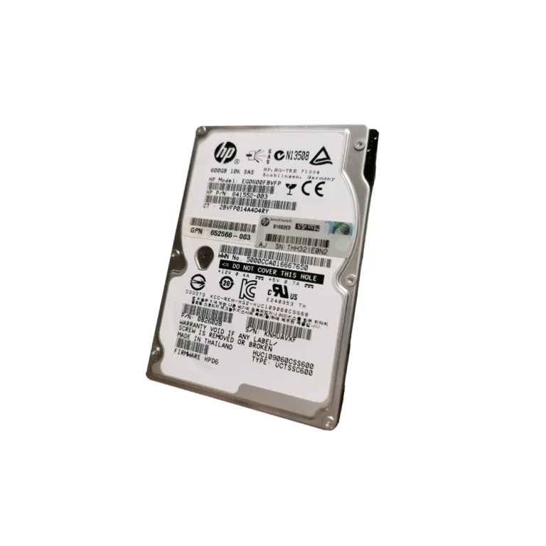 HP 600GB 2,5" 10k SAS EG0600FBVFP 641552-003 0B26028