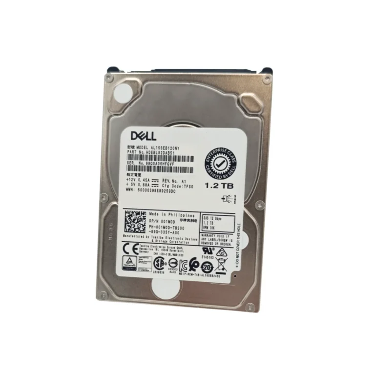 Dell 1,2TB 2,5" 10K SAS AL15SEB120NY 001M0D 01M0D